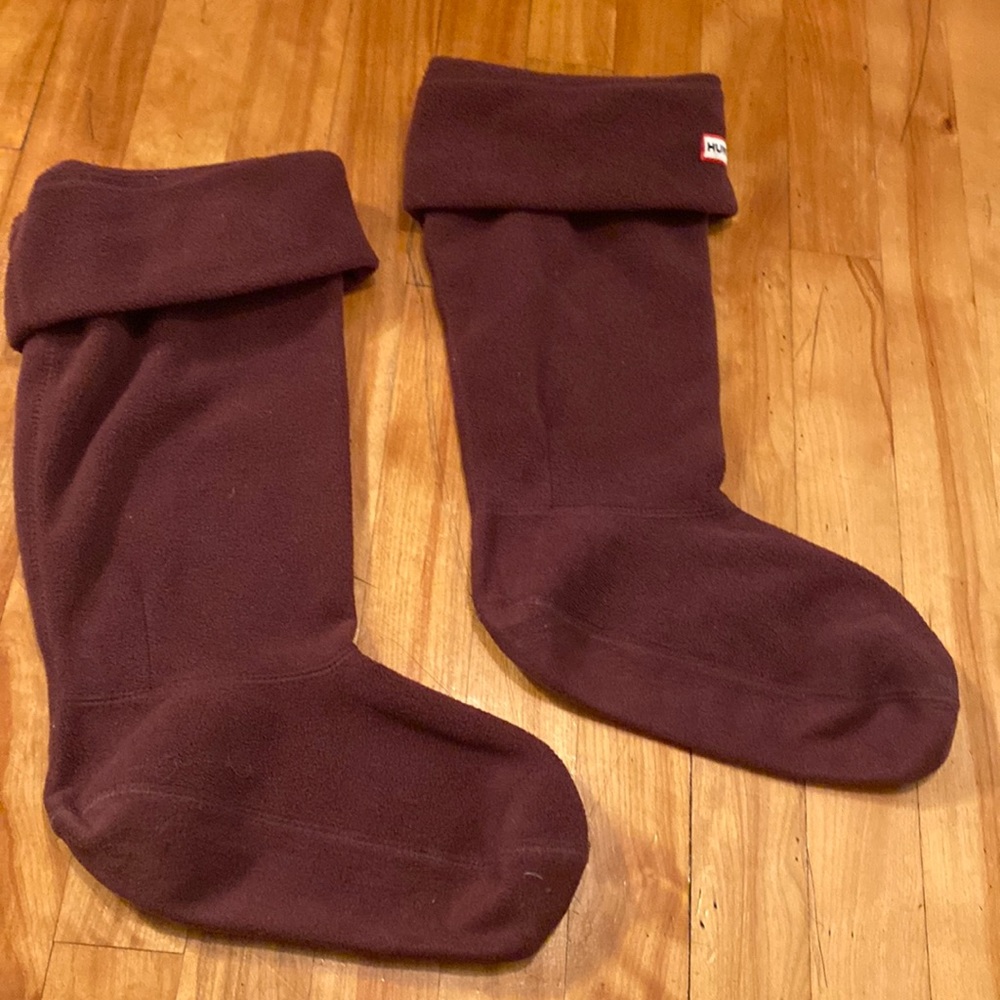 Burgundy Hunter Socks size ML